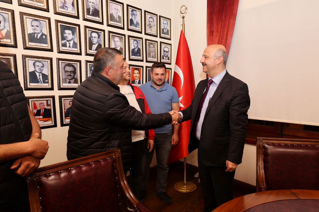 VALİ YARDIMCISI UĞUR KOLSUZ AFJET ÇALIŞANLARININ SORUNLARINI DİNLEDİ