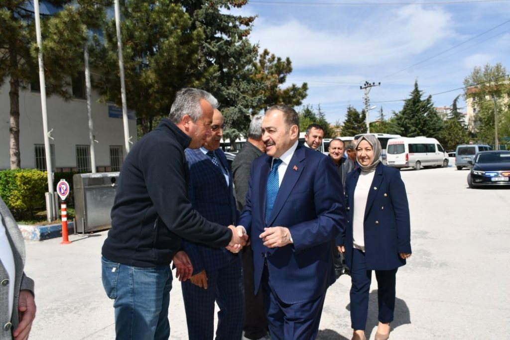 EROĞLU, BAŞKAN KILINÇARSLAN'I ZİYARET ETTİ