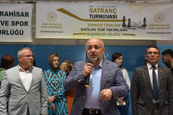 KYK Satranç Türkiye Şampiyonası Heyecanı Afyonkarahisar’da Başladı