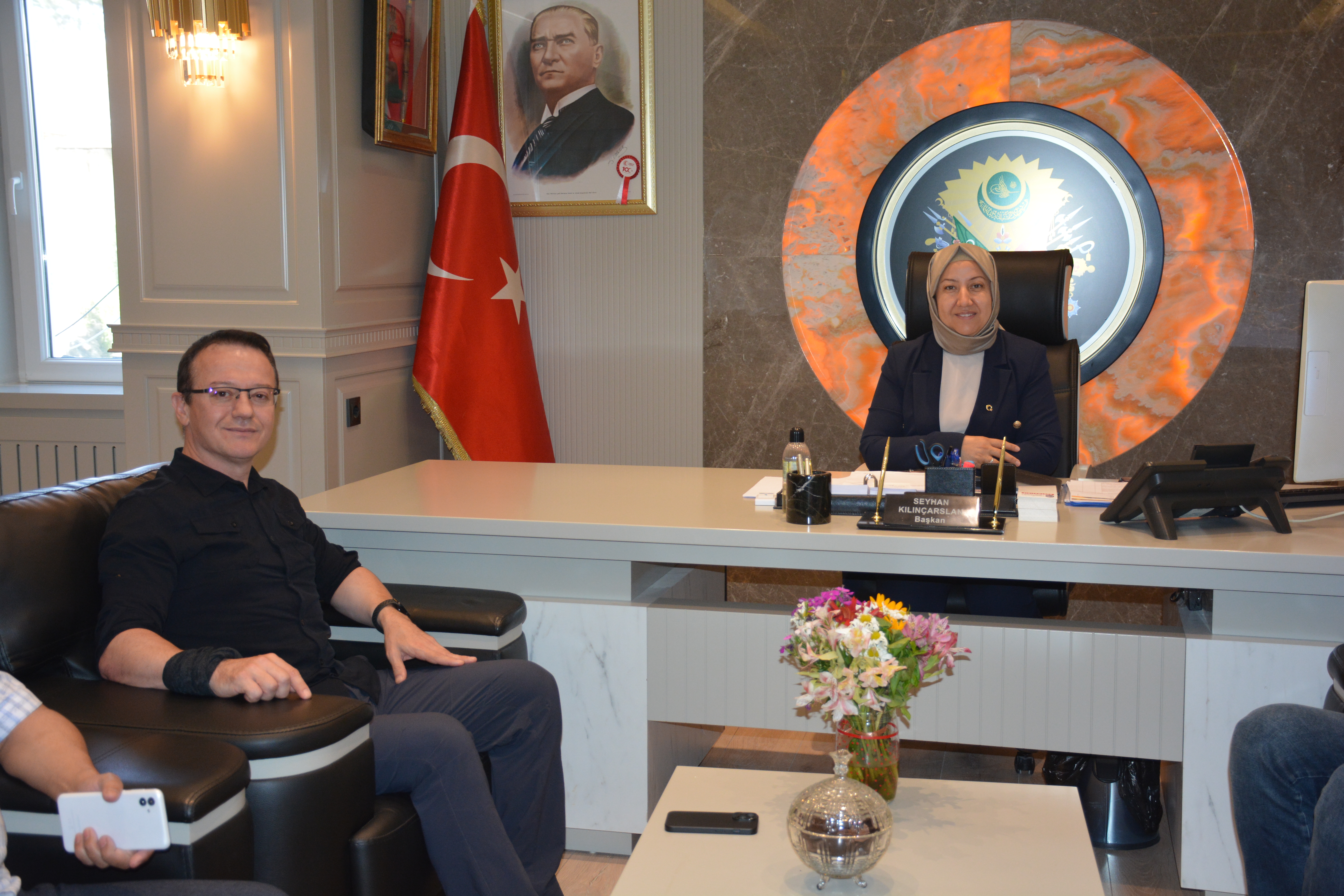 İscehisar Belediye Başkanı Seyhan Kılınçarslan'a Ziyaret