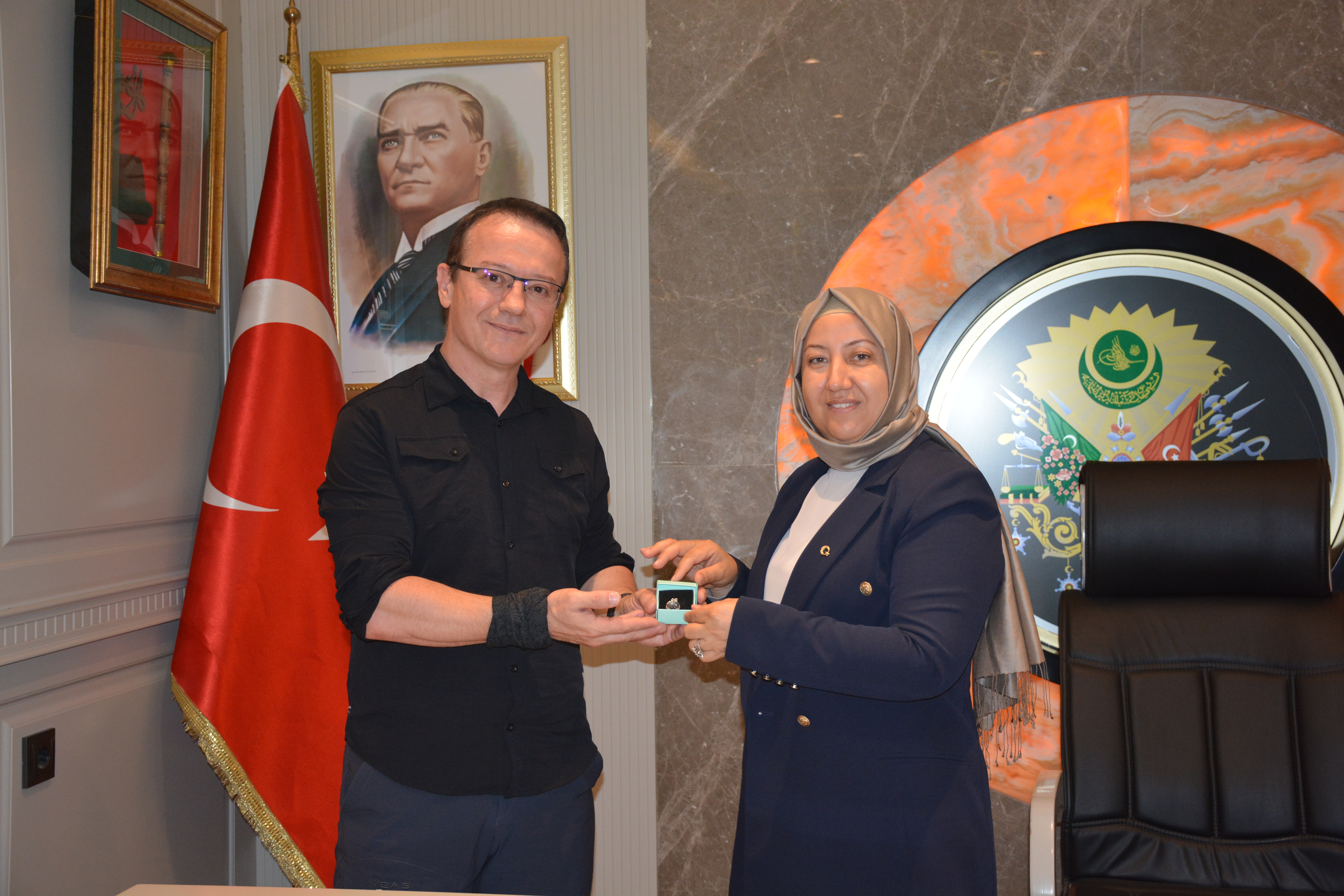 İscehisar Belediye Başkanı Seyhan Kılınçarslan'a Ziyaret