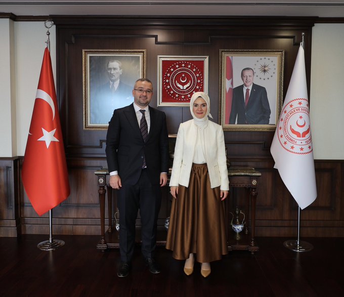 BAKAN GÖKTAŞ MERKEZ BANKASI BAŞKANI KARAHAN'I ZİYARET ETTİ