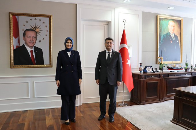 VALİ YİĞİTBAŞI   BAKAN YARDIMCISI KIRBIYIK'I ZİYARET ETTİ