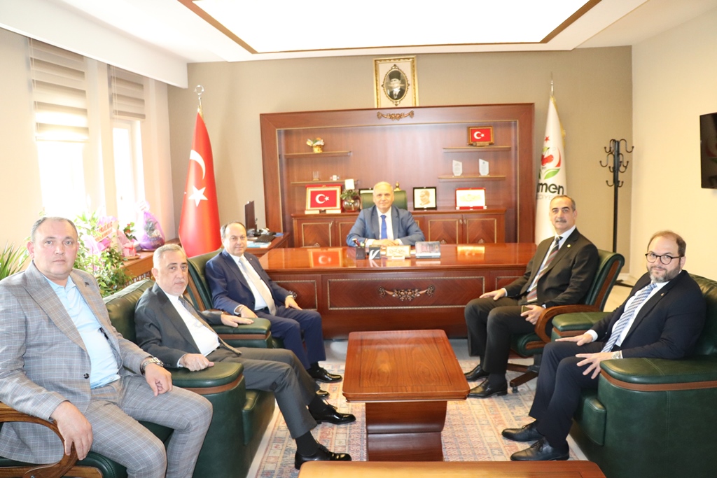 ATSO'DAN ERKMEN BELEDİYE BAŞKANI ŞAHİN'E ZİYARET