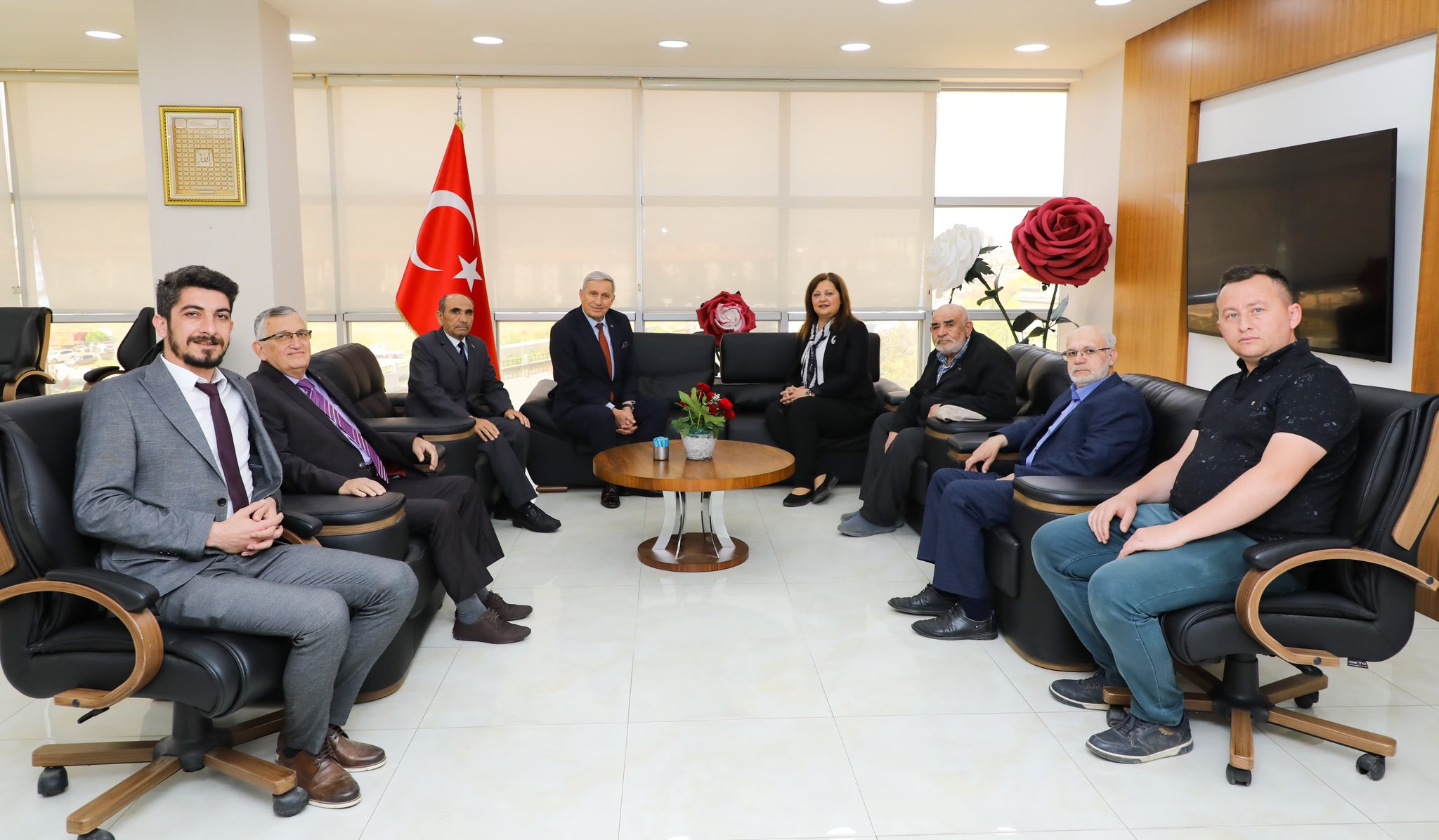 Demokrat Parti İl Başkanı ve Yönetimi, Başkan Köksal’ı Ziyaret Etti
