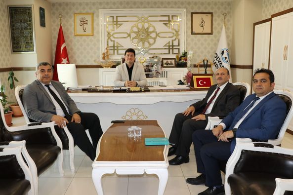 Müdür Sünnetci Başkan Aynacı’yı Ziyaret Etti