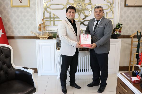 Müdür Sünnetci Başkan Aynacı’yı Ziyaret Etti