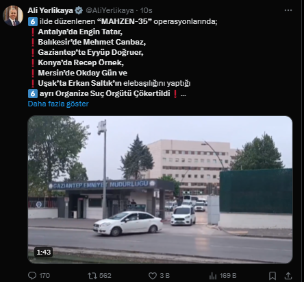 6 İlde 'Mahzen-35' Operasyonları Düzenlendi!