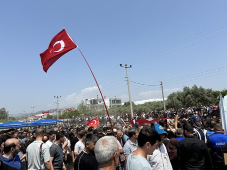 Şehit Jandarma Astsubay Çavuş Şen ve Jandarma Uzman Çavuş Ertaş Son Yolculuklarına Uğurlandı