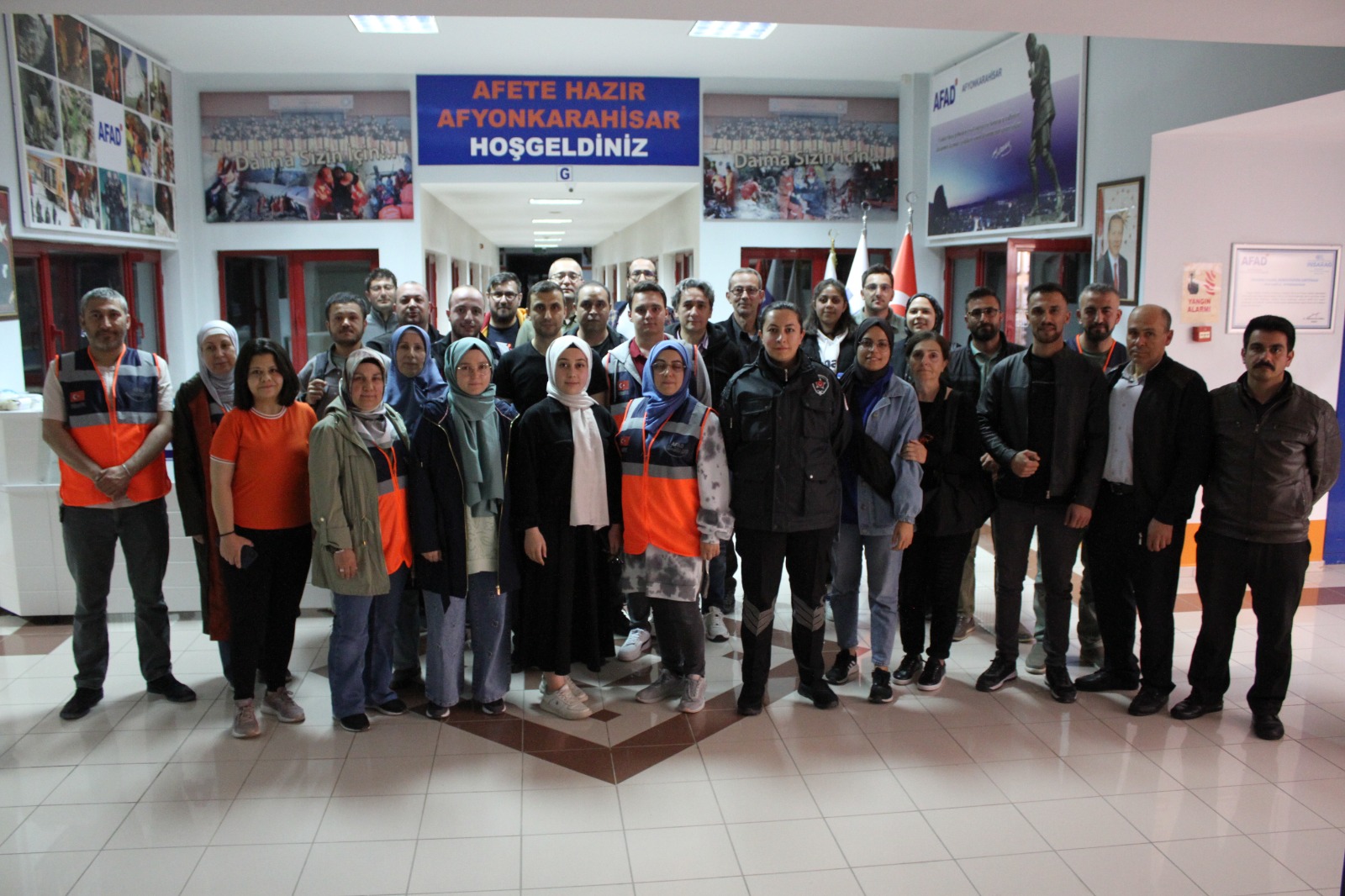AFAD'IN GÖNÜLLÜLERİ EĞİTİMDEN GEÇİRİLDİ