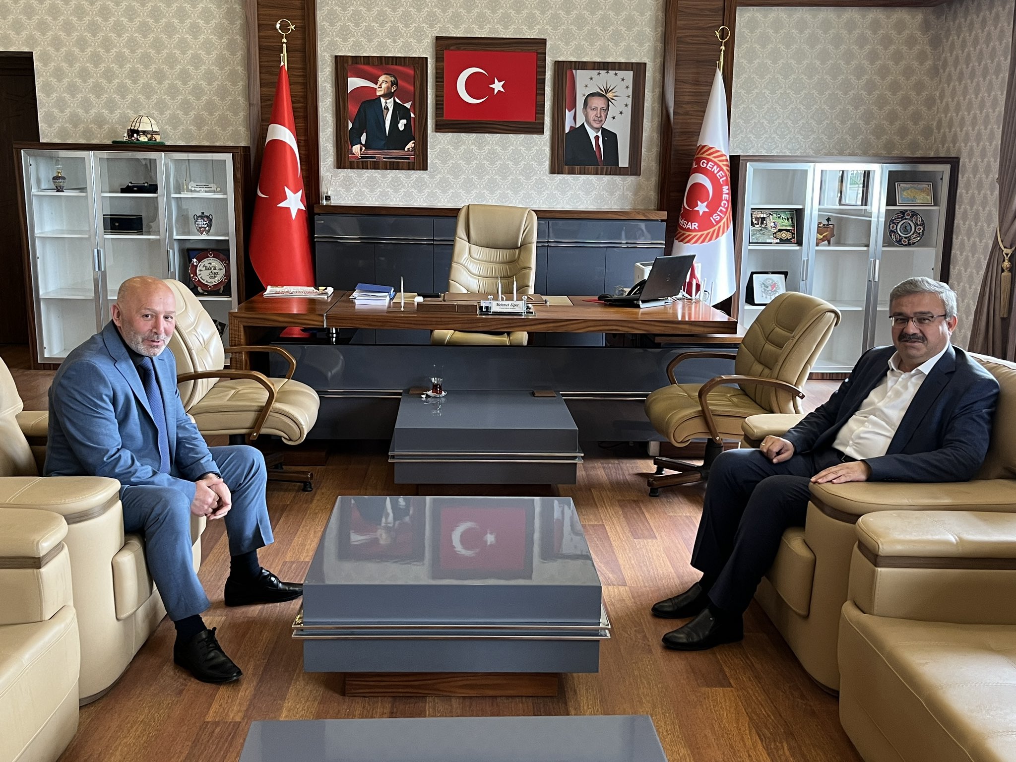 AK Partili Yurdunuseven İGM Başkanı Siper'i Ziyaret Etti