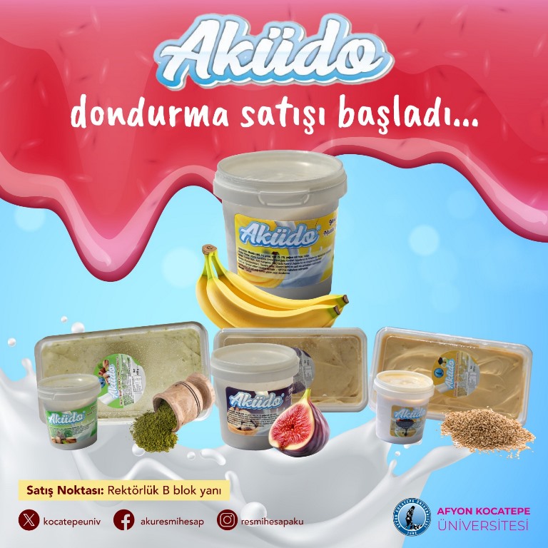 AKÜDO DONDURMA SATIŞI BAŞLADI