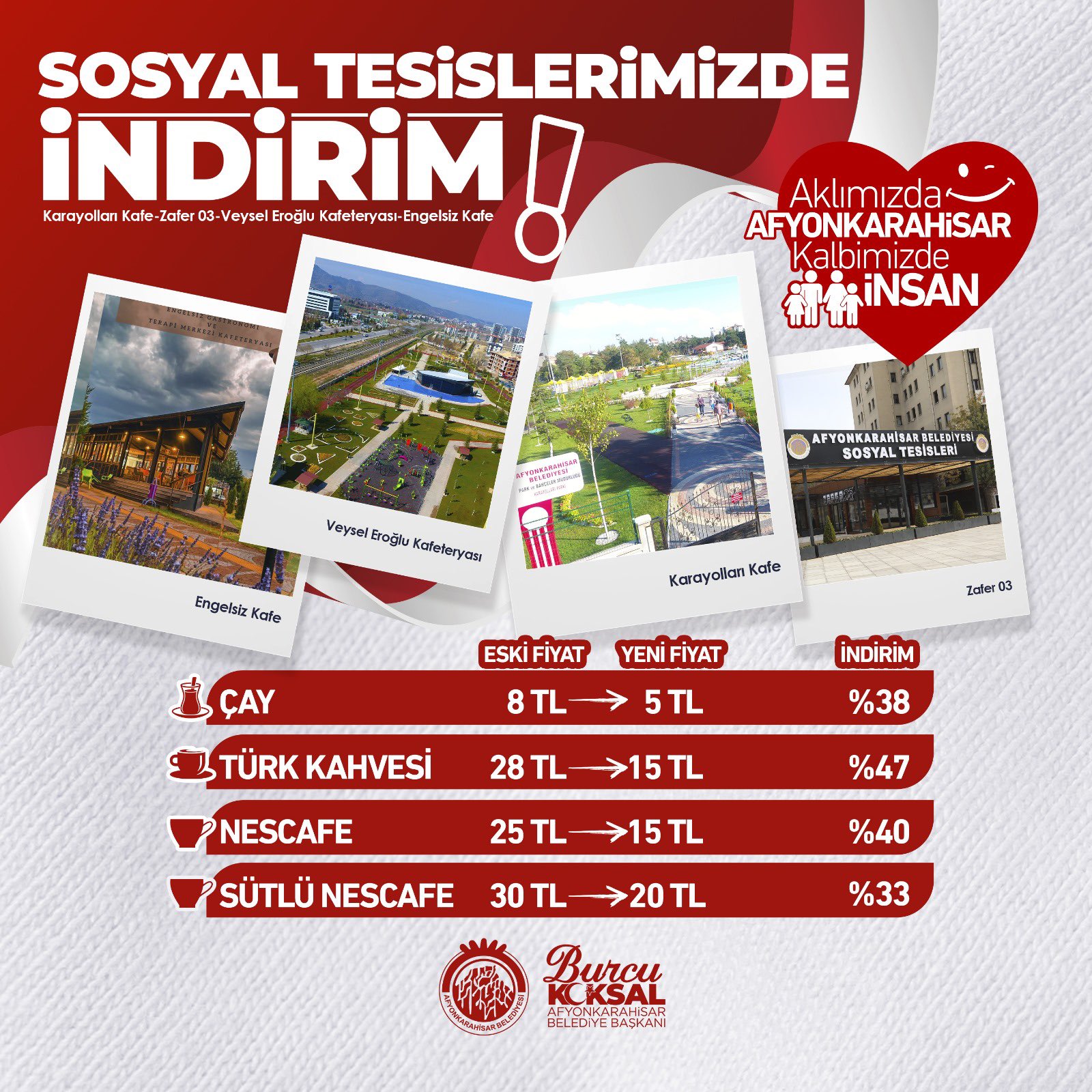 Topuklu Efe Sözünü Tuttu: İşte Belediye Tesislerindeki İndirimli Fiyatlar