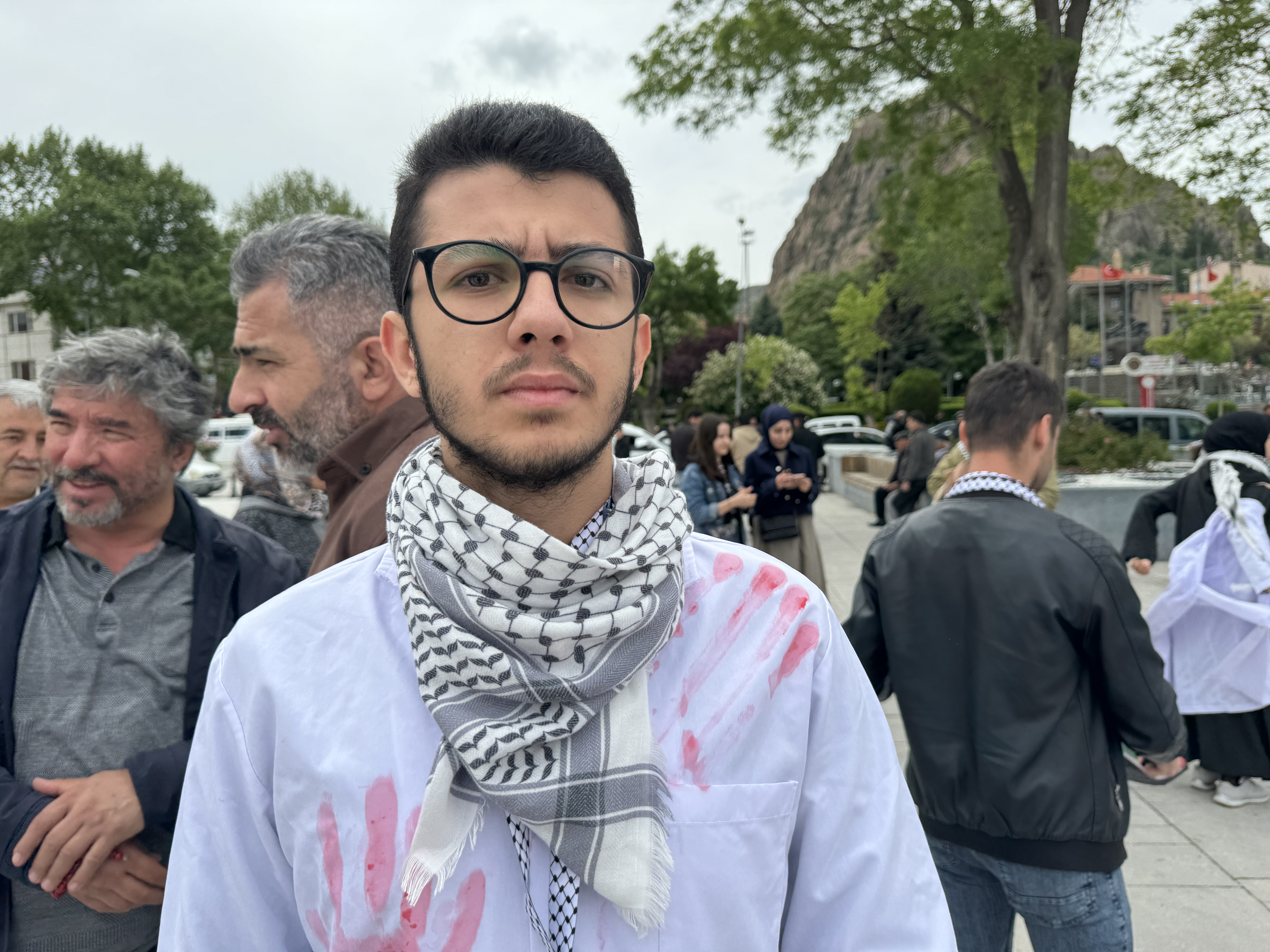 Afyonkarahisar'da Gazze'ye Destek İçin  "Sessiz yürüyüş"