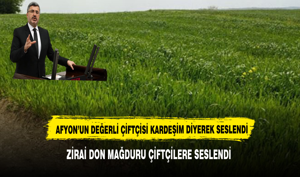 ÖZKAYA AFYON ÇİFTÇİSİNİ  UNUTMADI