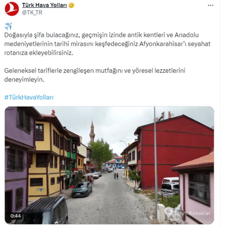 "AFYONKARAHİSAR'I SEYAHAT ROTANIZA EKLEYEBİLİRSİNİZ"  