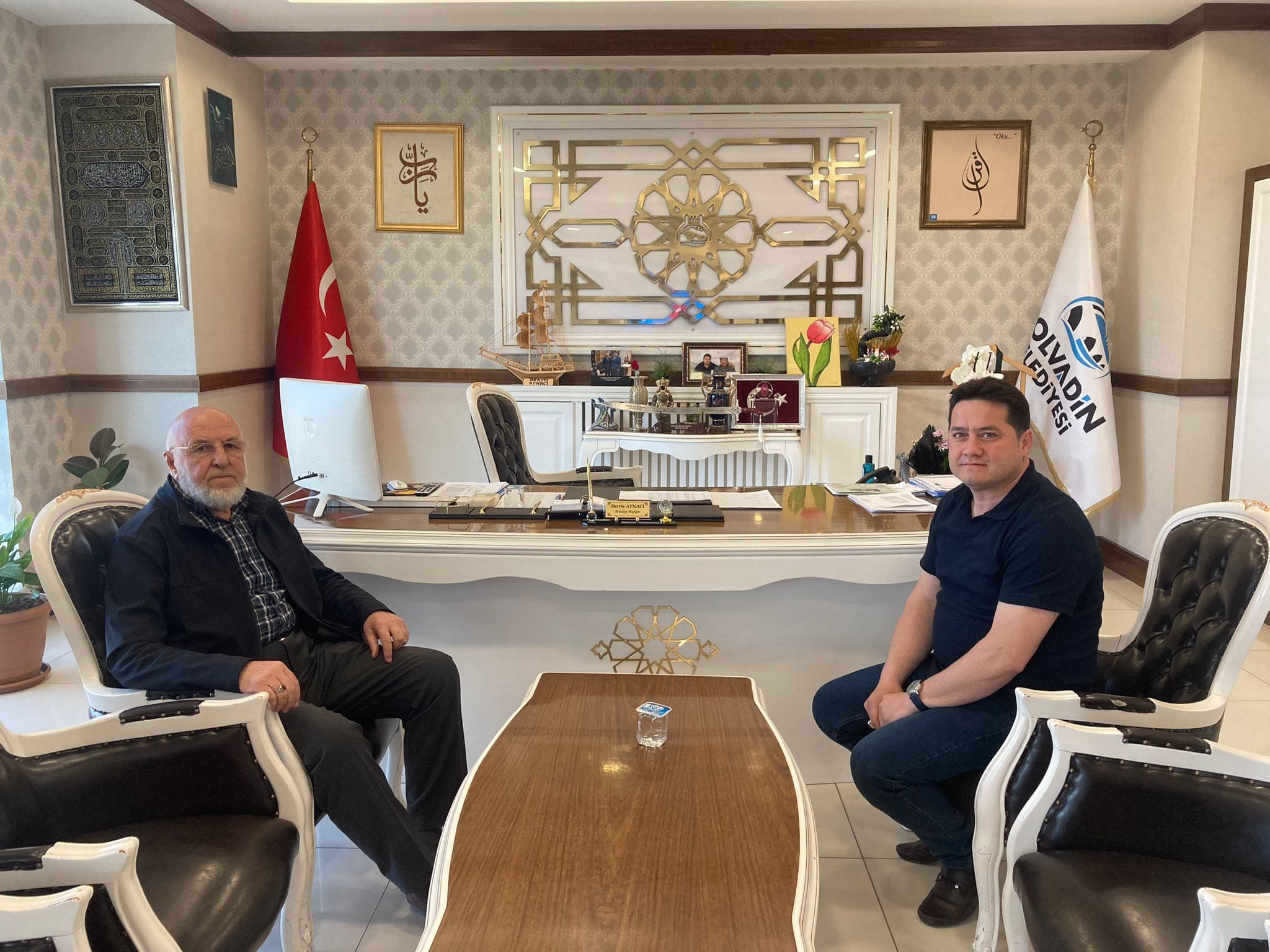 Eski Meclis Başkanı Sel’den Başkan Aynacı’ya Ziyaret