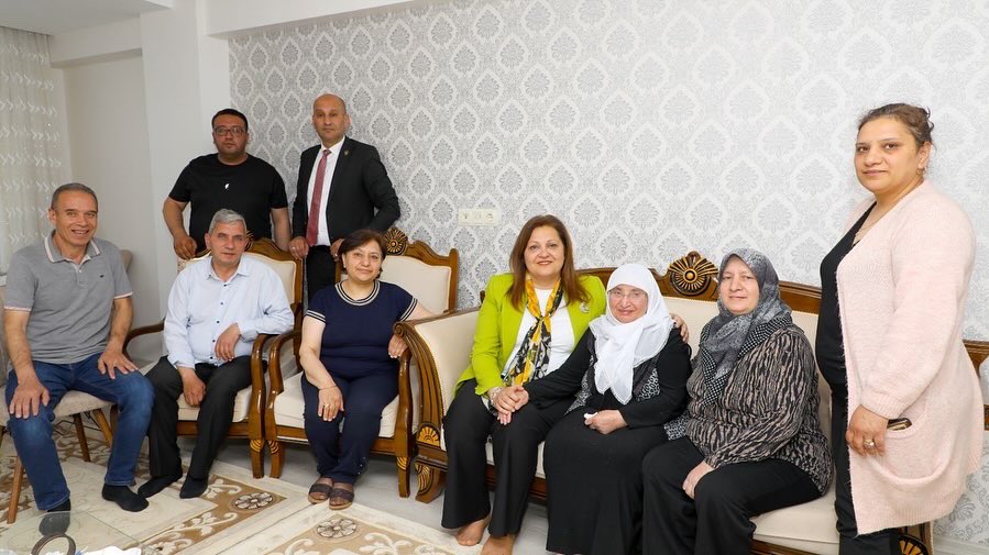 Başkan Köksal, Şehit Ailesine Taziye Ziyaretinde Bulundu