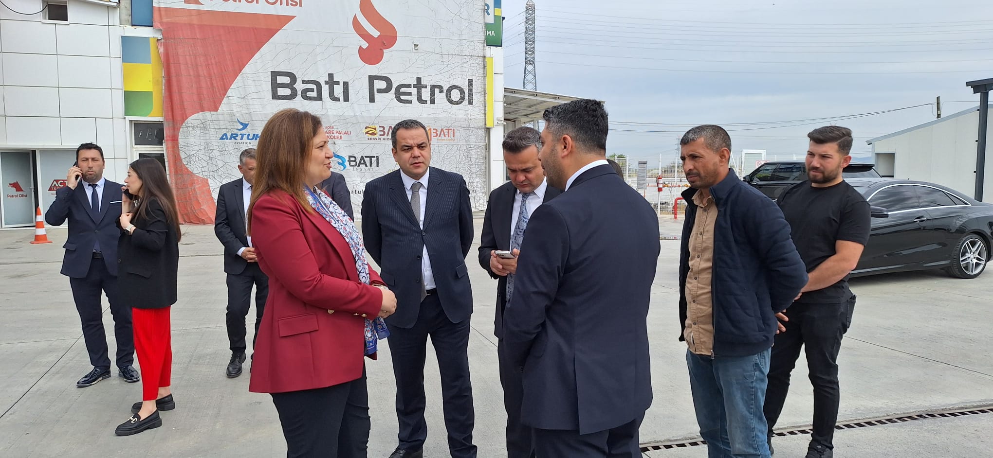 Genel Başkan Özgür Özel Afyon'da Batı Petrol'de Karşılandı