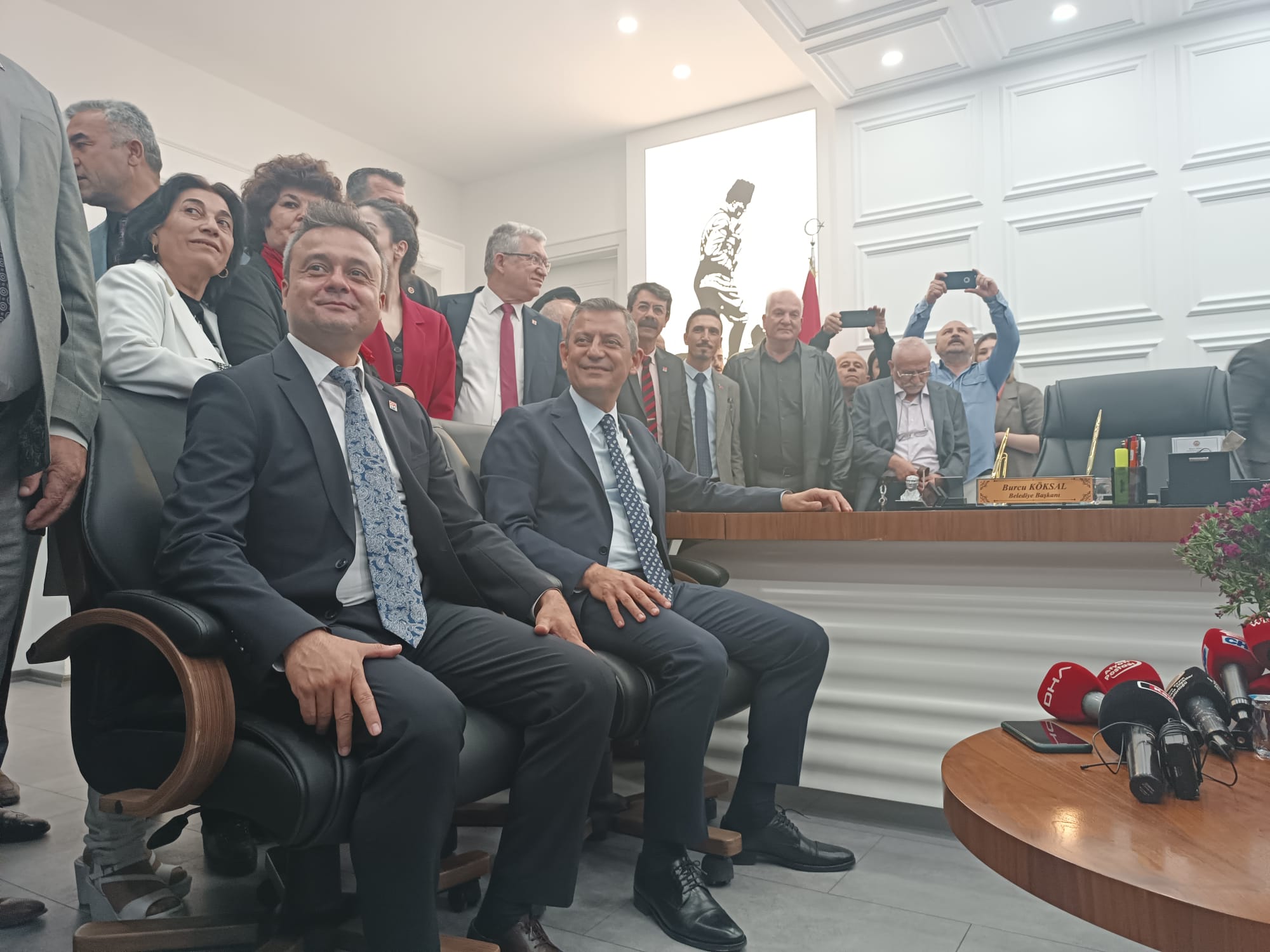 CHP Genel Başkanı Özgür Özel Başkan Köksal'ı Ziyaret Etti