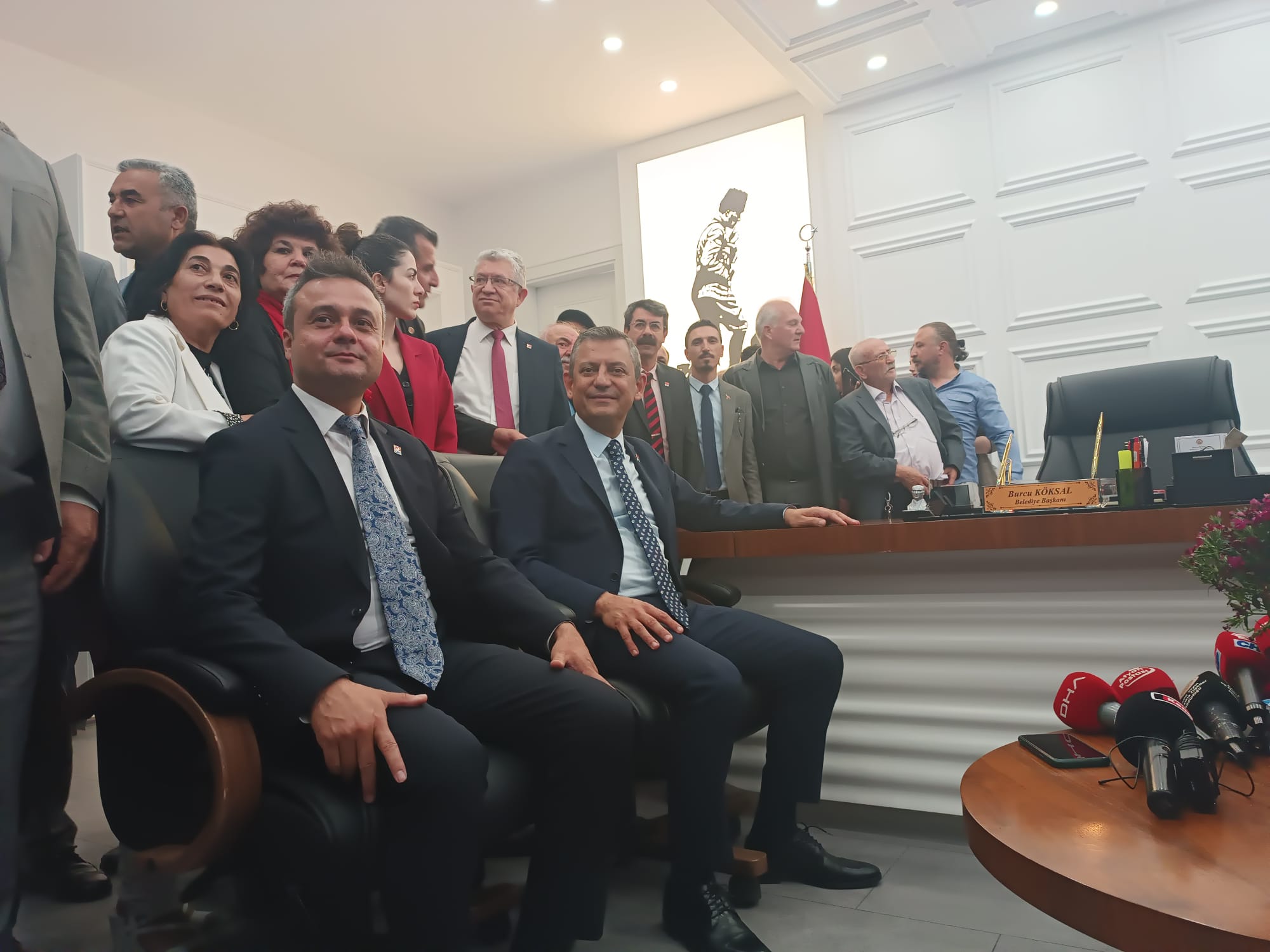 CHP Genel Başkanı Özgür Özel Başkan Köksal'ı Ziyaret Etti