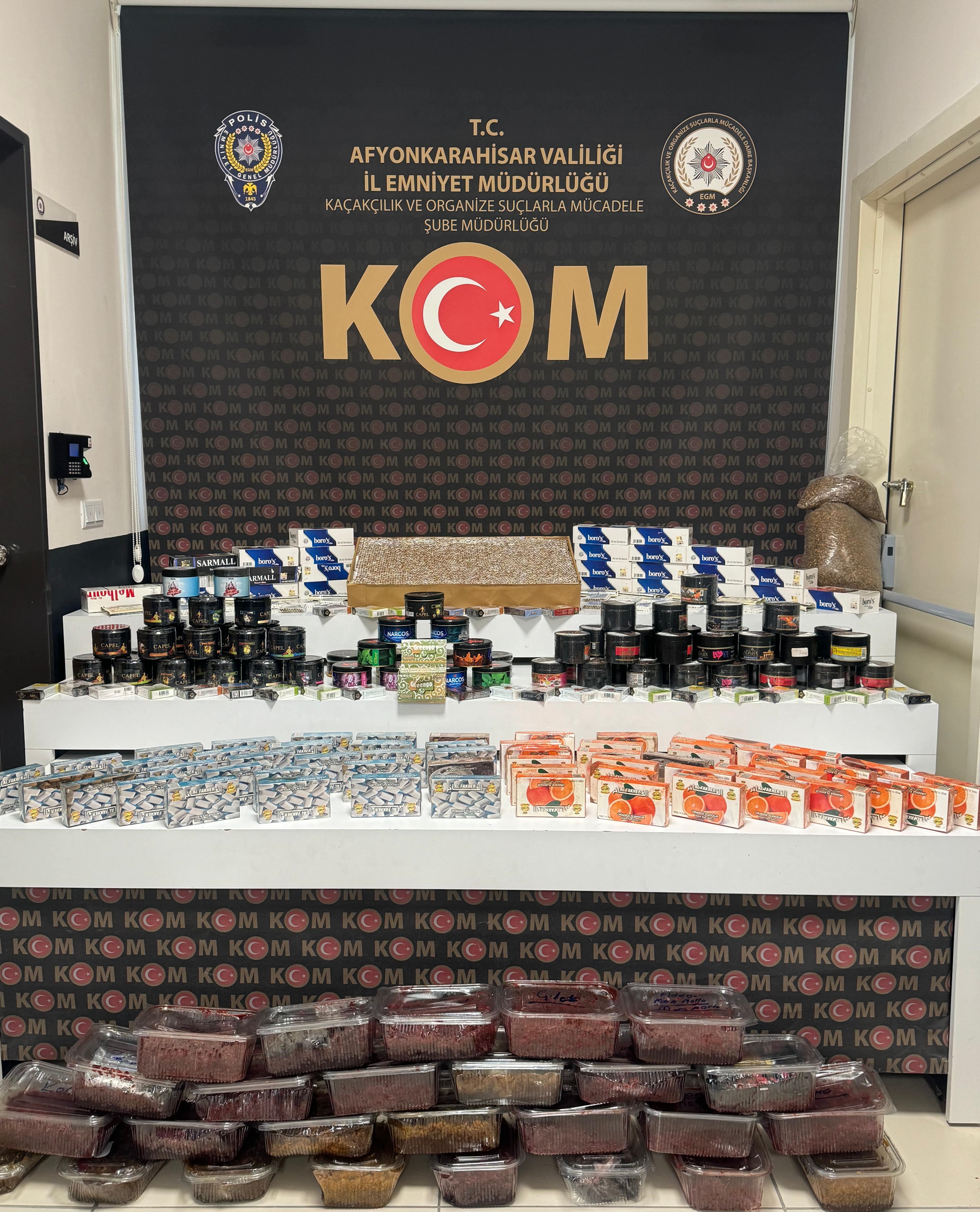Afyonkarahisar’da Tütün Ürünleri Satan İşyerine Operasyon!