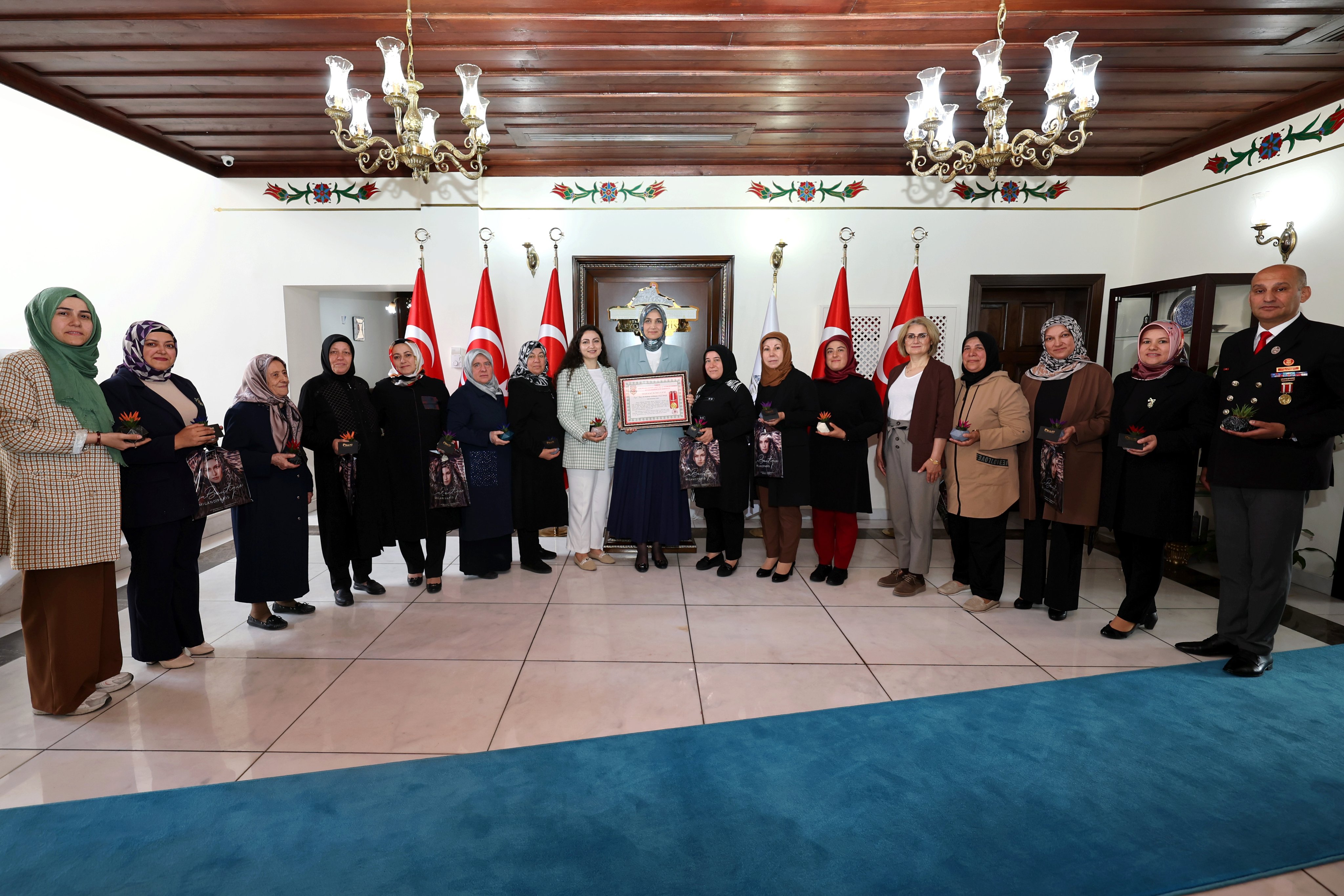 Vali Yiğitbaşı,  Şehit Ailelerini Ağırladı