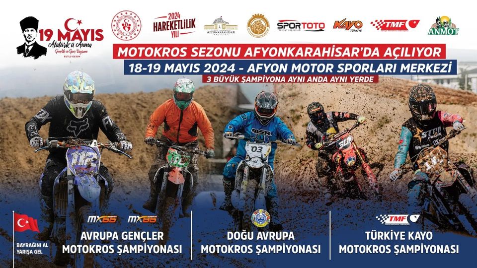 MOTOKROS SEZONU AFYONKARAHİSAR'DA BAŞLIYOR