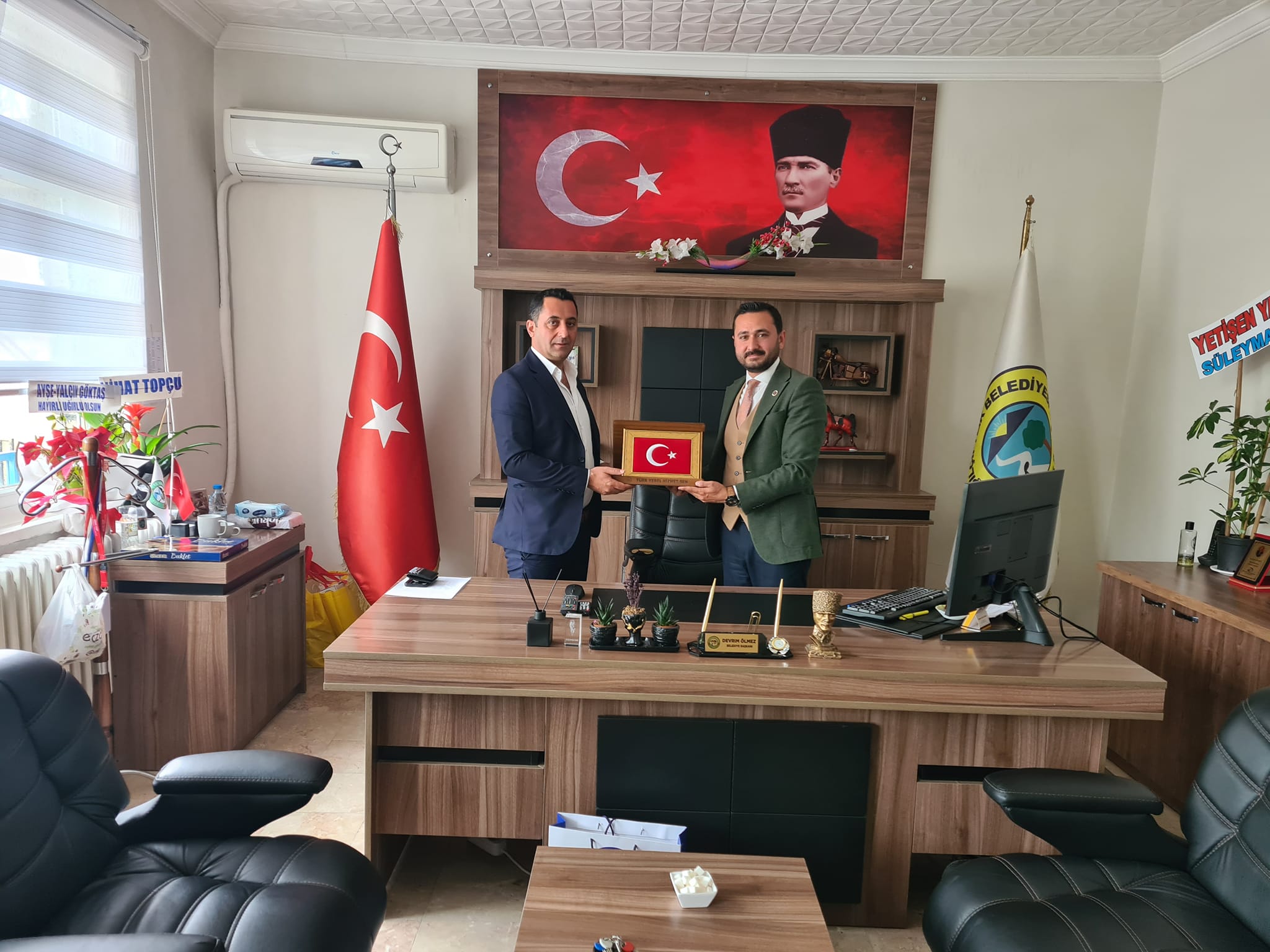 Başkan Temizsoy'dan Başkan Ölmez'e Ziyaret