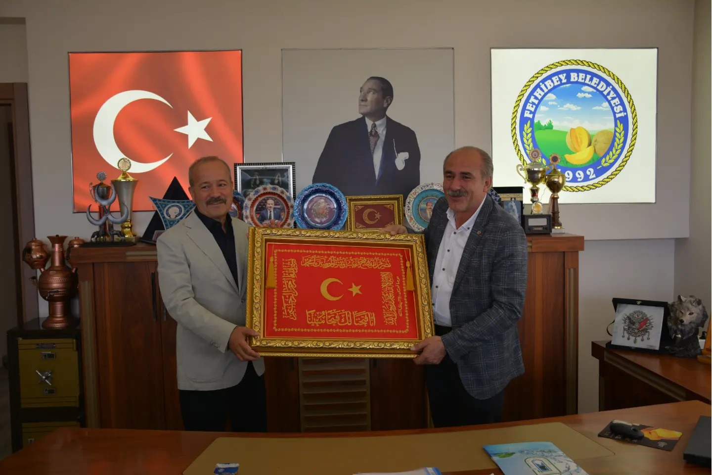 MHP HEYETİ FETİBEY’İ ZİYARET ETTİ