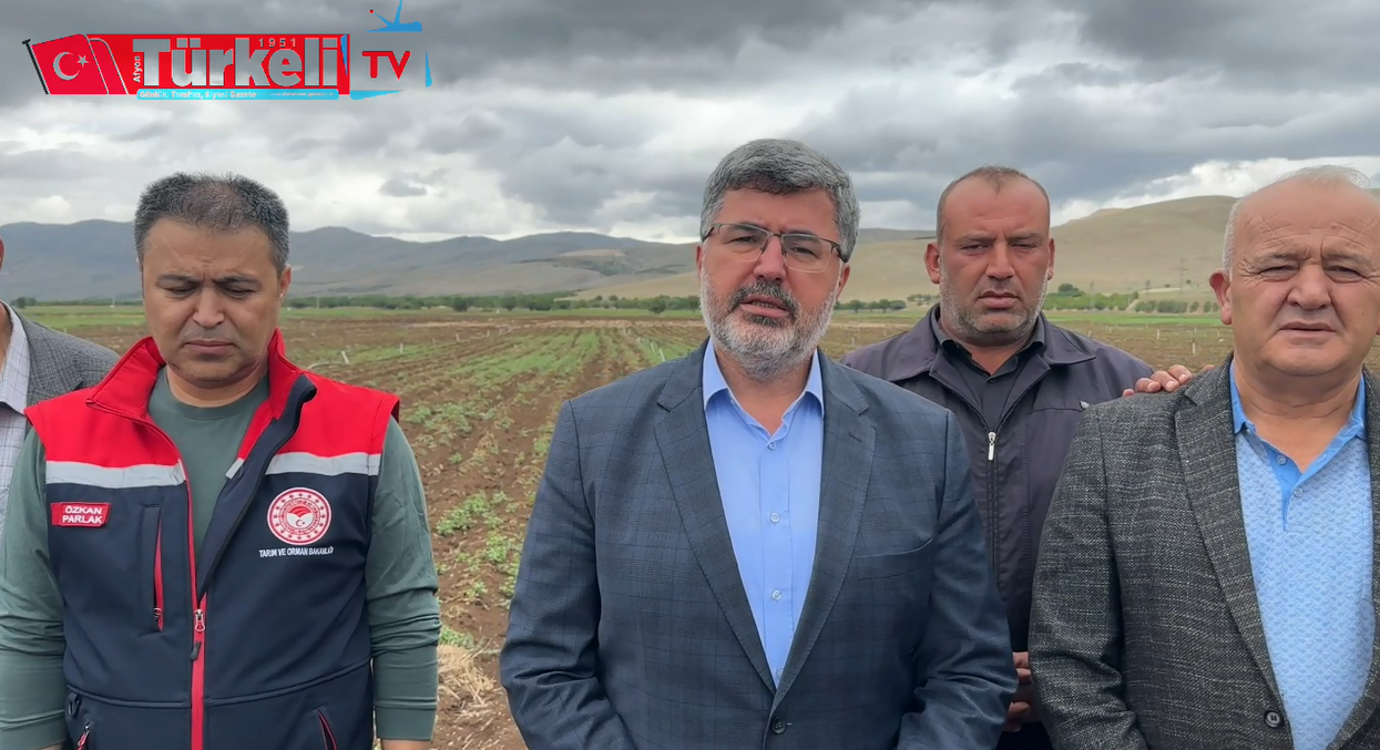 AK Partili Özkaya Yerinde İnceledi Çiftçileri Yalnız Bırakmadı