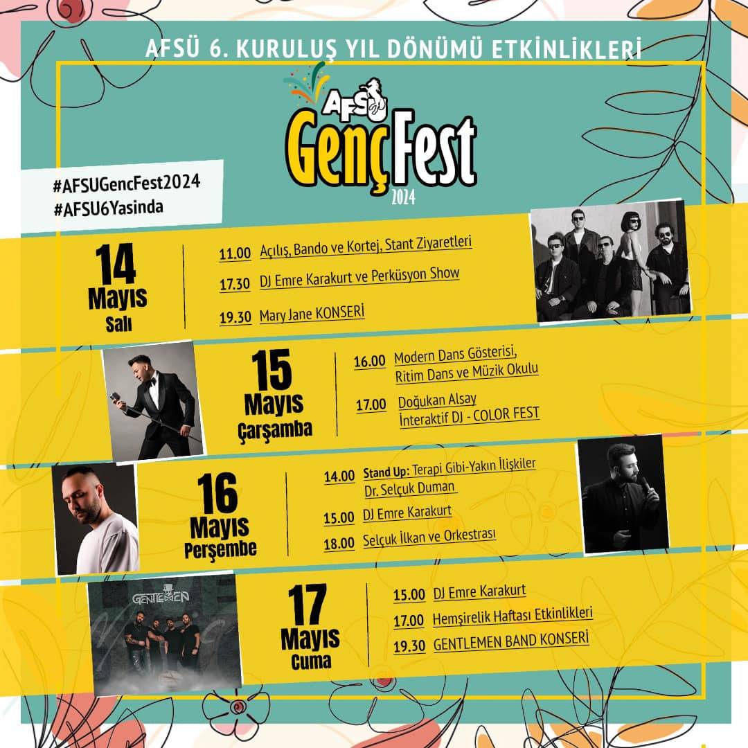 AFSÜ GençFest 2024 Başlıyor!