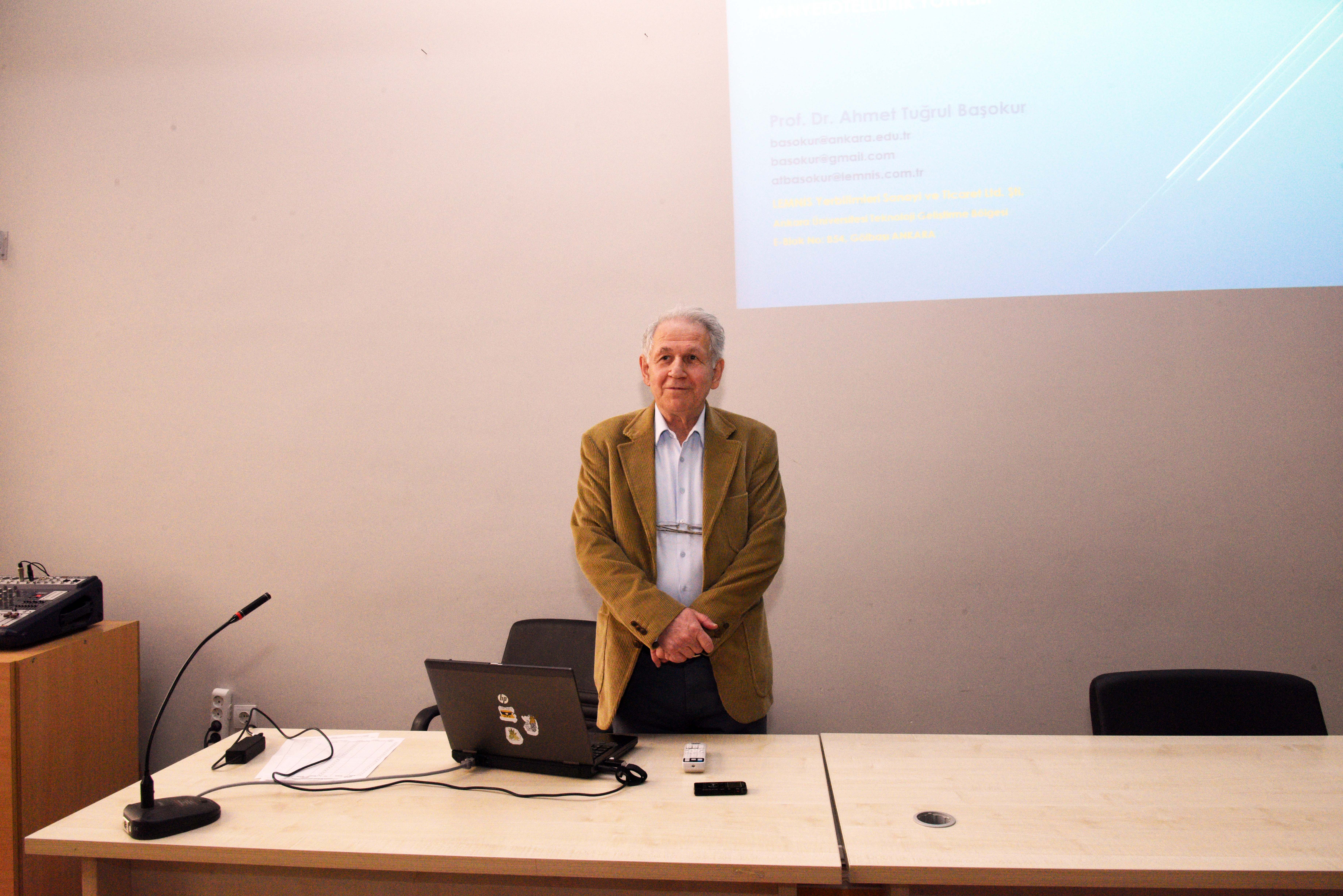 AKÜ Mühendislik Fakültesi’nde Konferans: Prof. Dr. Başokur Türkiye’de Madenciliği Anlattı