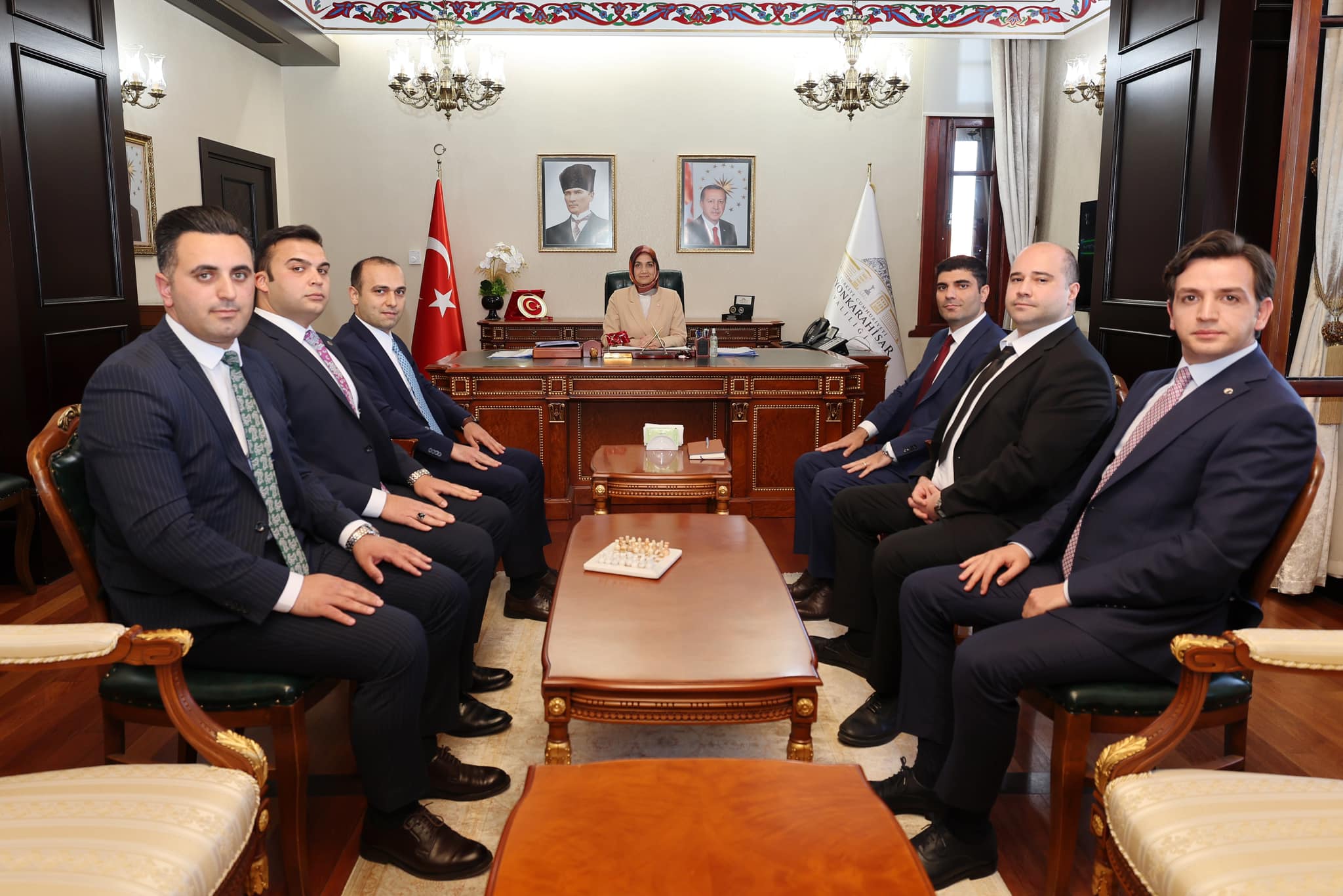 Vali Yiğitbaşı, Kaymakamları Makamında Ağırladı