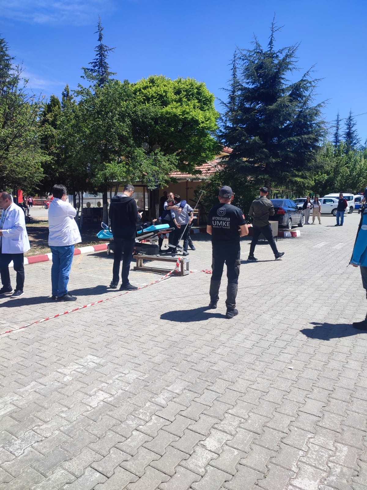 Bolvadin Hastanesinde Yangın Tatbikatı Planı