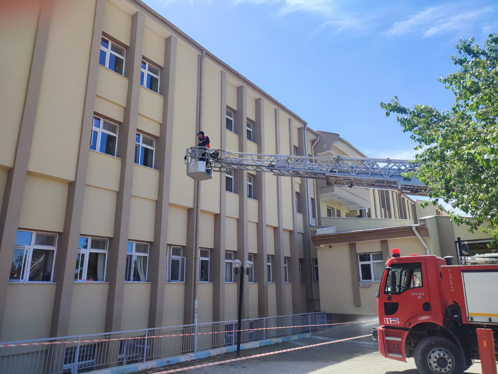 Bolvadin Hastanesinde Yangın Tatbikatı Planı