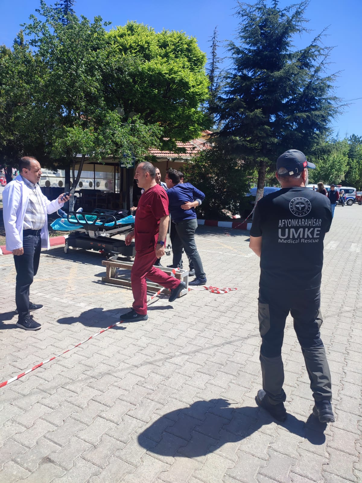 Bolvadin Hastanesinde Yangın Tatbikatı Planı