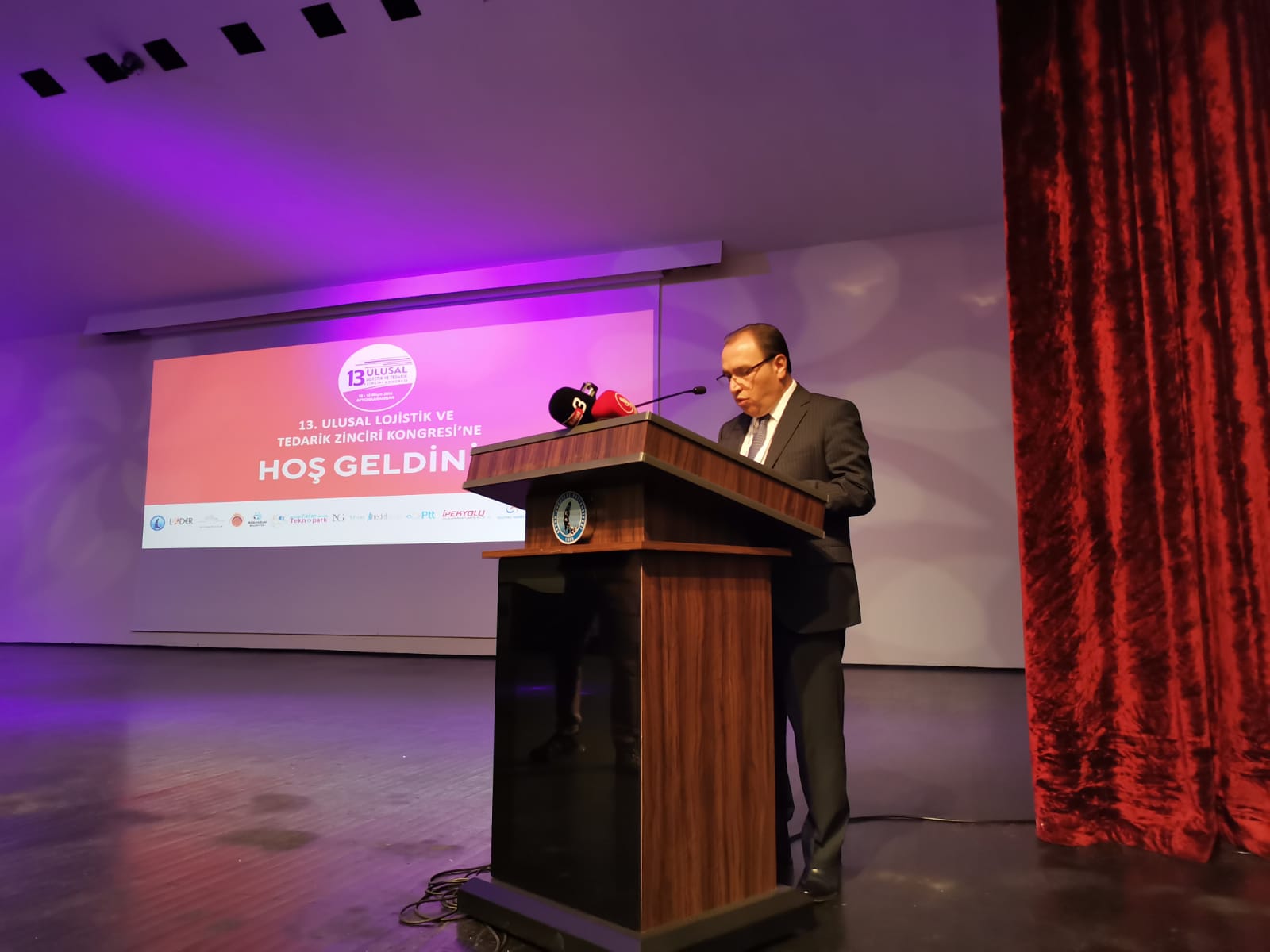 Ev Sahipliğini AKÜ Yaptı:  Rektör Karakaş Lojistiğin Önemine Dikkat Çekti