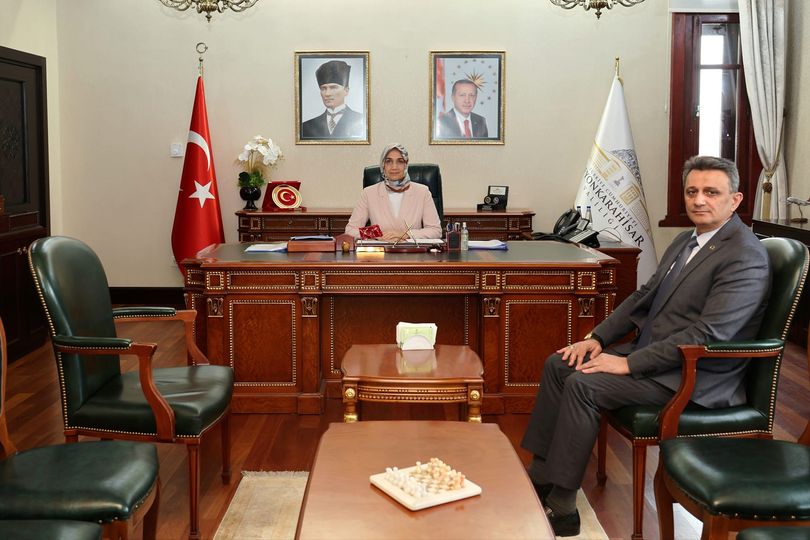 Vali Yiğtbaşı , Mersin Orman Bölge Müdürü'nü Kabul Etti