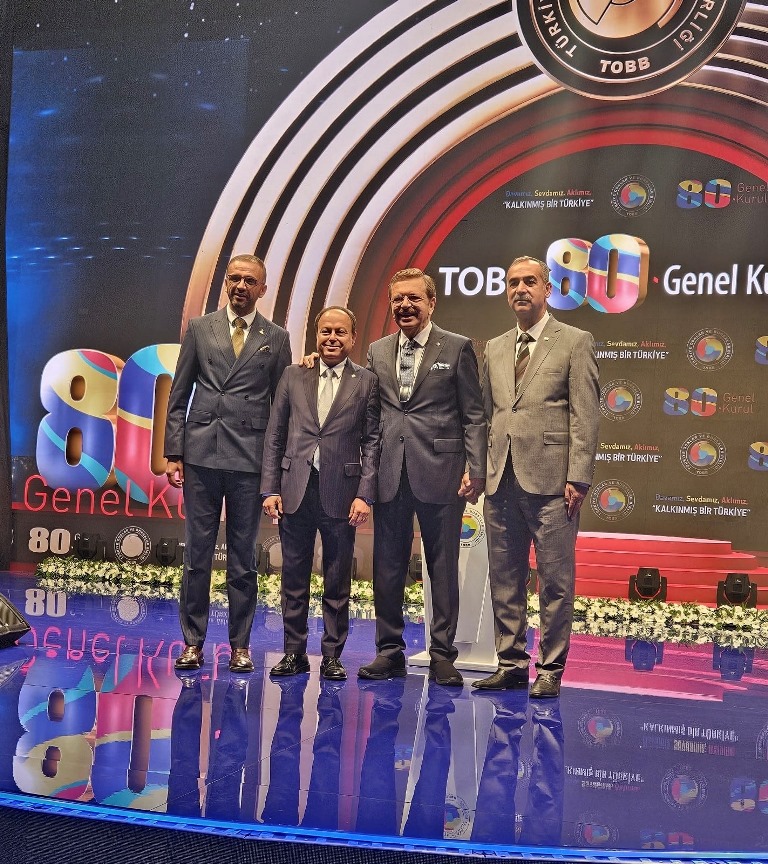 ATSO HEYETİ TOBB 80. GENEL KURULU'NA KATILDI