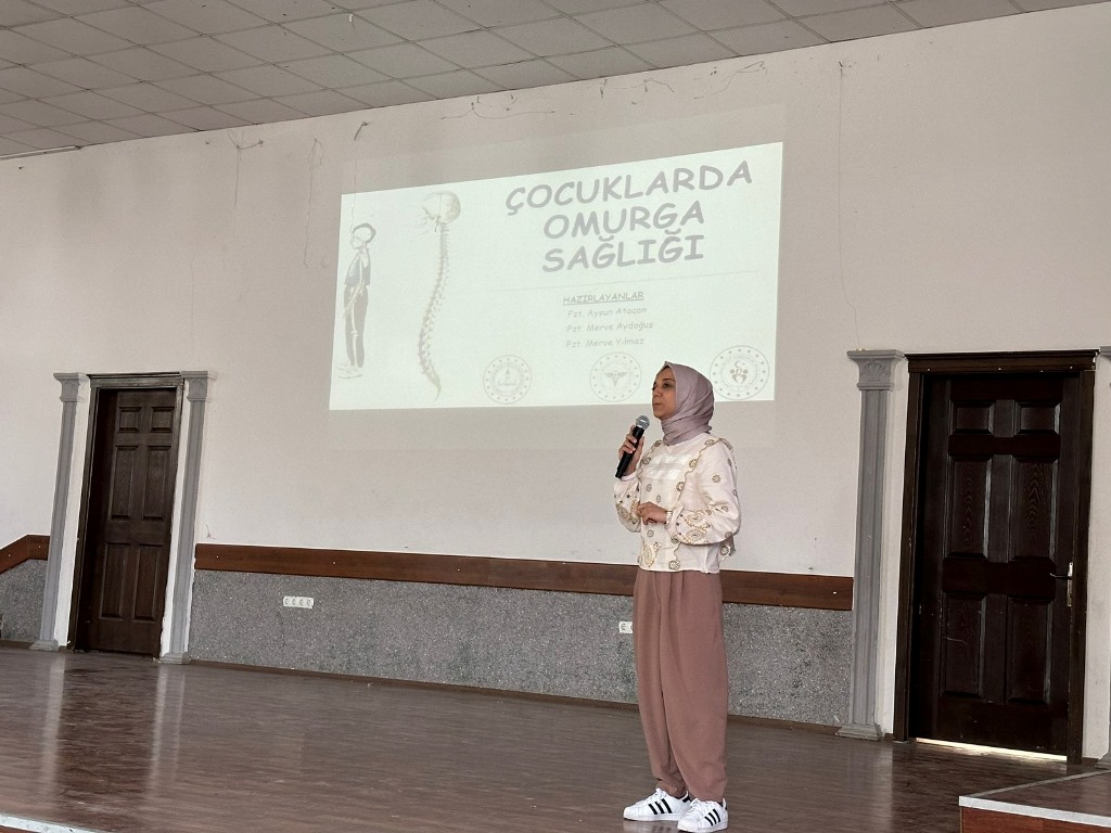 ÇOCUKLARDA OMURGA SAĞLIĞI VE SAĞLIKLI BESLENME EĞİTİMLERİ TAMAMLANDI