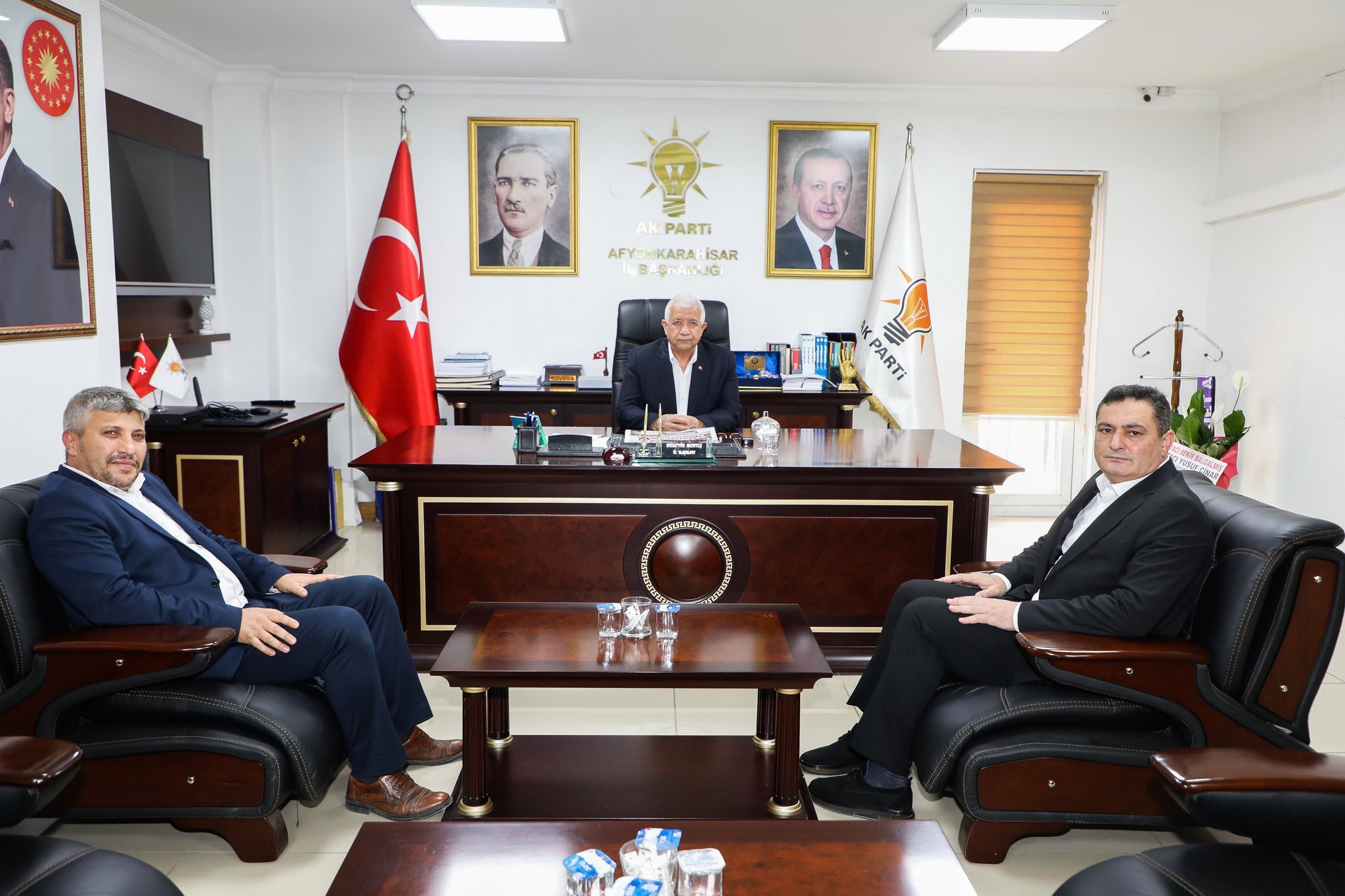 Başkan Altuntaş'tan Başkan Menteş'e Ziyaret