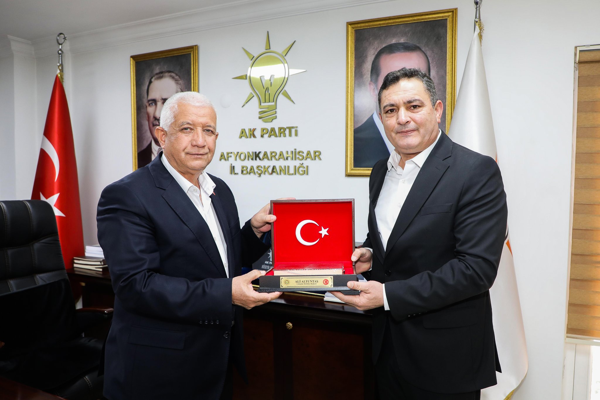Başkan Altuntaş'tan Başkan Menteş'e Ziyaret