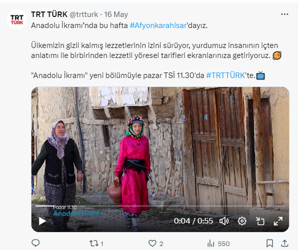 Afyonkarahisar Lezzetleri Ekranlara Taşınıyor!