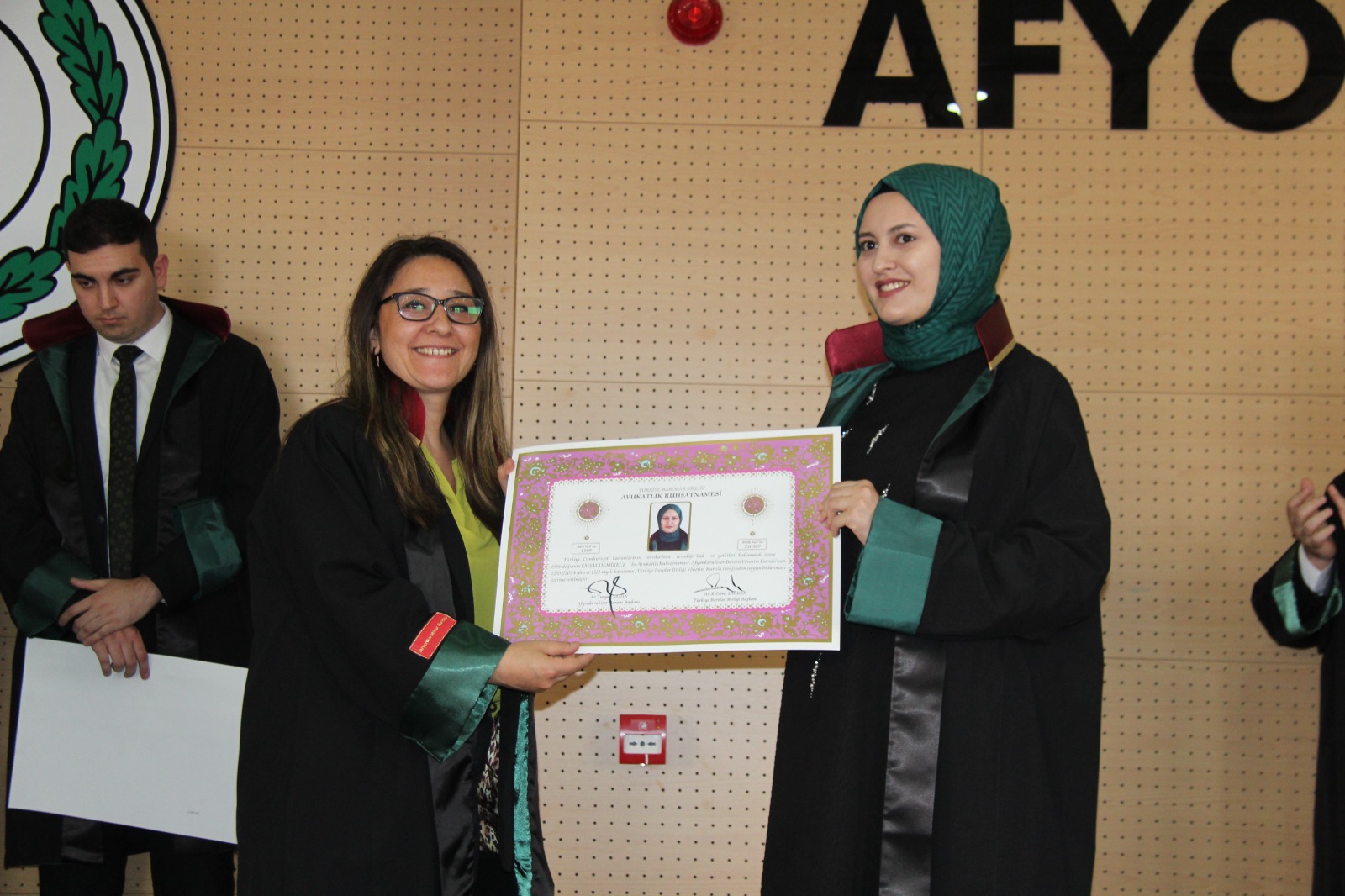 AFYON BAROSUNA RUHSATNAMELERİNİ ALARAK KATILDILAR