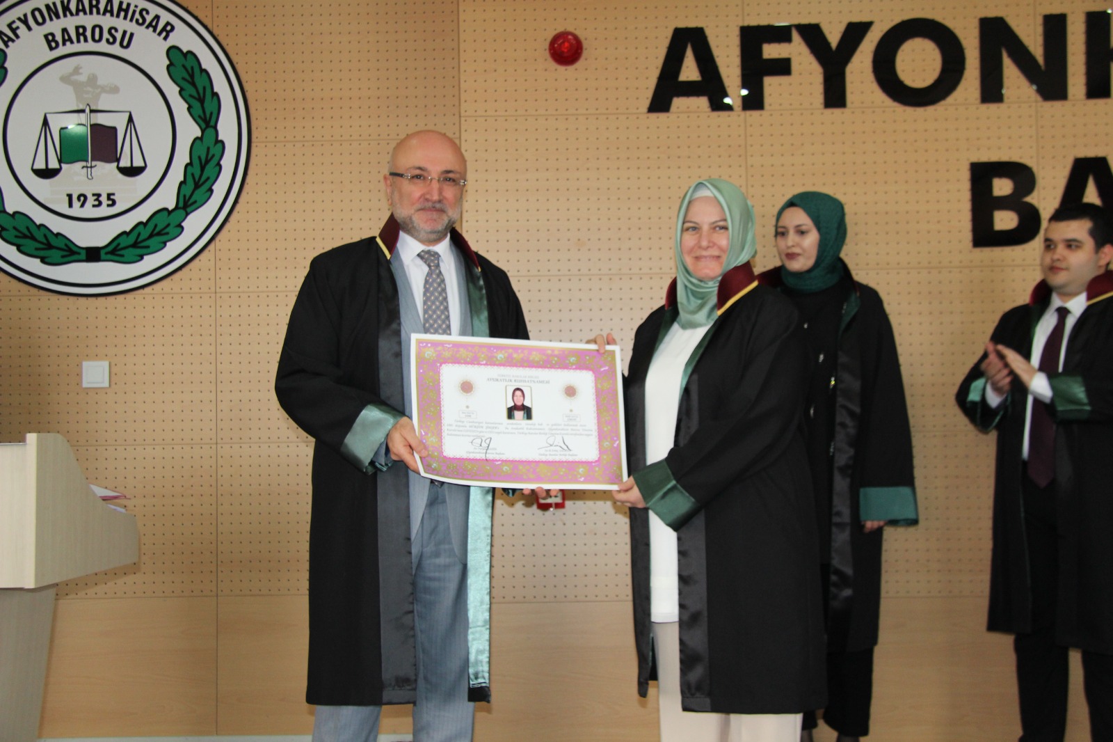 AFYON BAROSUNA RUHSATNAMELERİNİ ALARAK KATILDILAR