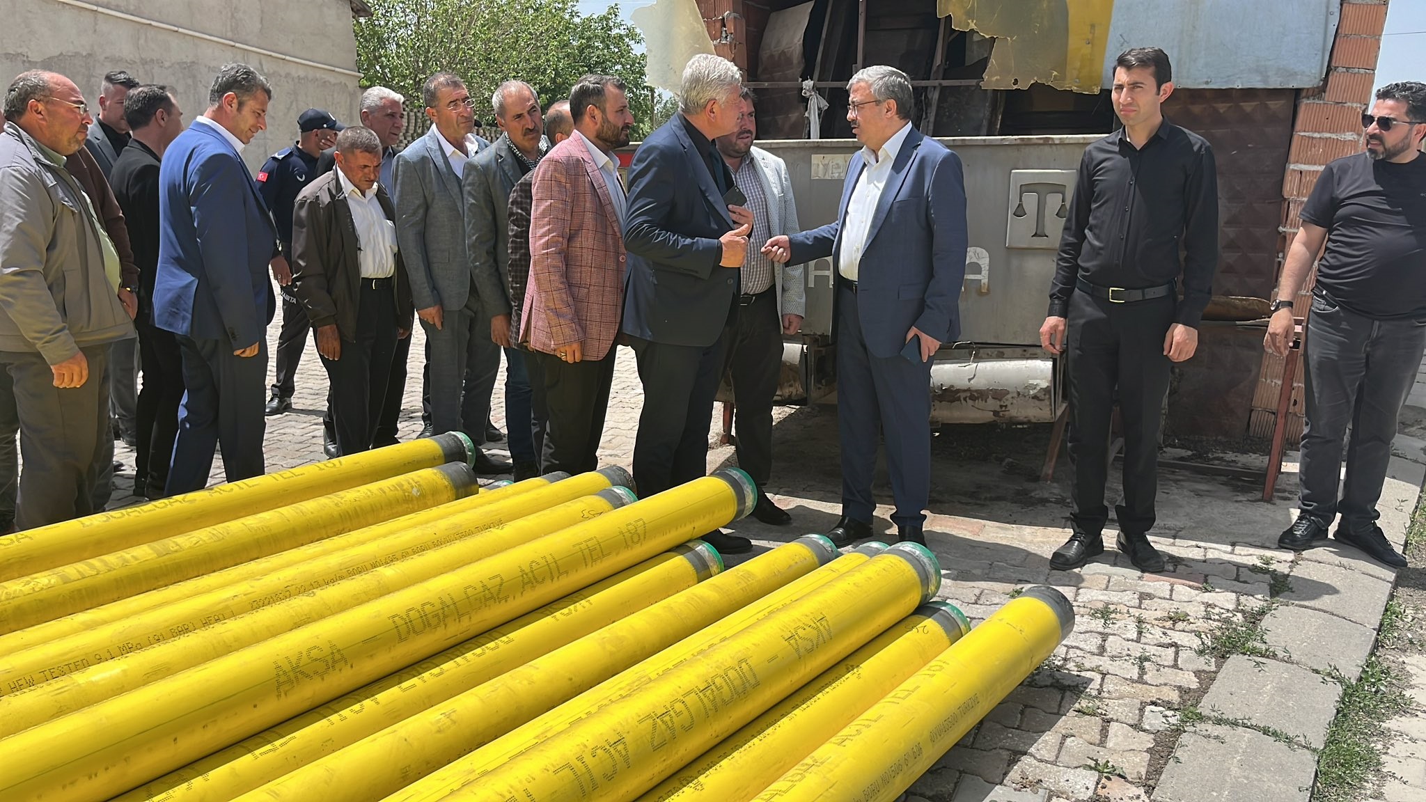 IŞIKLAR BELDESİ DOĞALGAZA DAHA ERKEN KAVUŞACAK