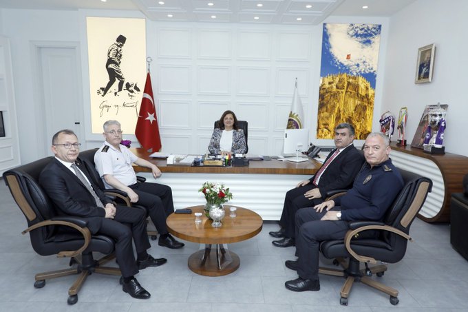 AFYON'UN GÜVENLİK AMİRLERİNİ AĞIRLADI