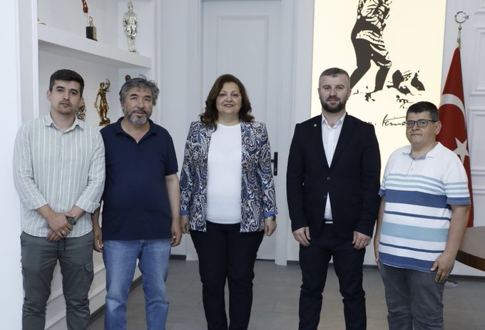 AGD Şube Başkanı'ndan Başkan Burcu Köksal'a Ziyaret