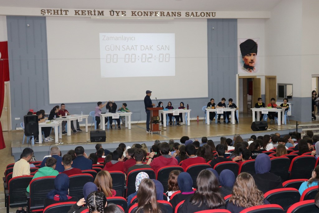YARIŞMANIN BİRİNCİSİ NERİMAN İBRAHİM KÜÇÜKKURT ORTAOKULU